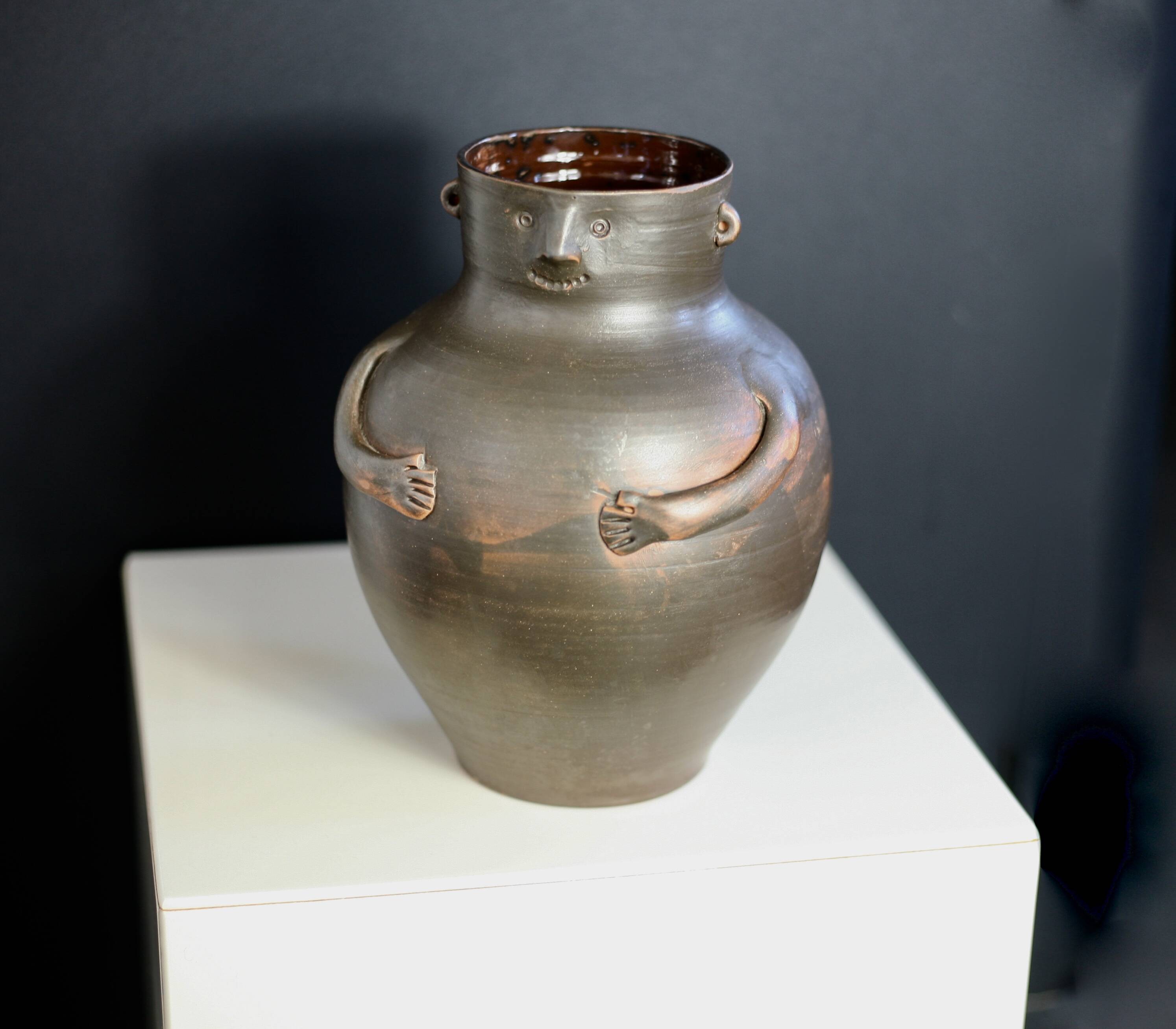 Anthropomorphic ceramic vase. 1970s