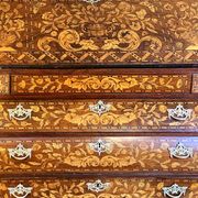 Petit secrétaire en commode hollandais du XVIIIe siècle