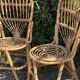 Paire de chaises en rotin