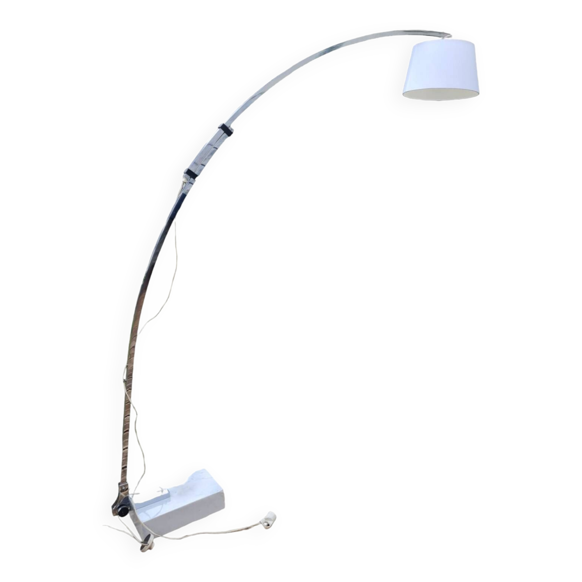Lampadaire type arc Télescopique années 70 par Goffredo Reggiani