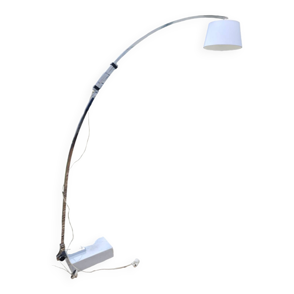 Lampadaire type arc Télescopique années 70 par Goffredo Reggiani