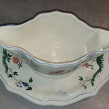 Sauce boat gien décor birds of paradise