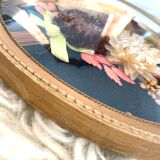 Frame dried flowers