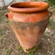 Large ancient jar in glazed terracotta – H. 56 cm