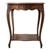 Antique wooden dressing table with mirror