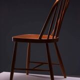 Set of four dining chairs, 1960s–70s