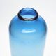 Cylindrical vase in light blue glass by Claude Morin, circa 1975