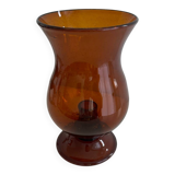 Biot large glass candleholder