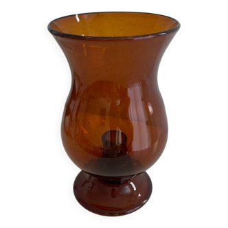 Biot large glass candleholder