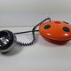 Vintage Orange lamp "Ladybug" years 70 space age OSRAM