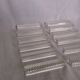 12 crystal knife rests in their box, Hungary, diamond point