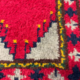 Vintage rug pure Berber style wool