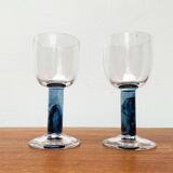 German wine glasses by Regina Kaufmann for Glashagen Hütte, set of 6.