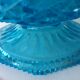 Blue glass fruit cup