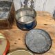 Vintage metal boxes