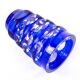 Mid-century modern vase, cobalt glass, Germany, 1950s
