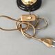 The Dauphin - Baluster lamp model Bernay - Starry black ceramic - 70's