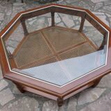 Octagonal table in cherry tree