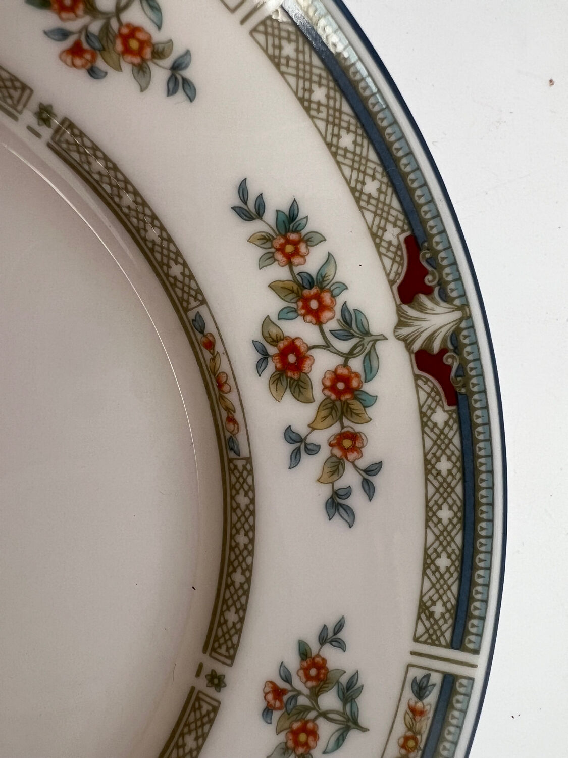 4 assiettes fromage salade Wedgwood
