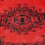 Vintage afghan Ersari handmade carpet 122cm x 179cm 1970s, 1C655