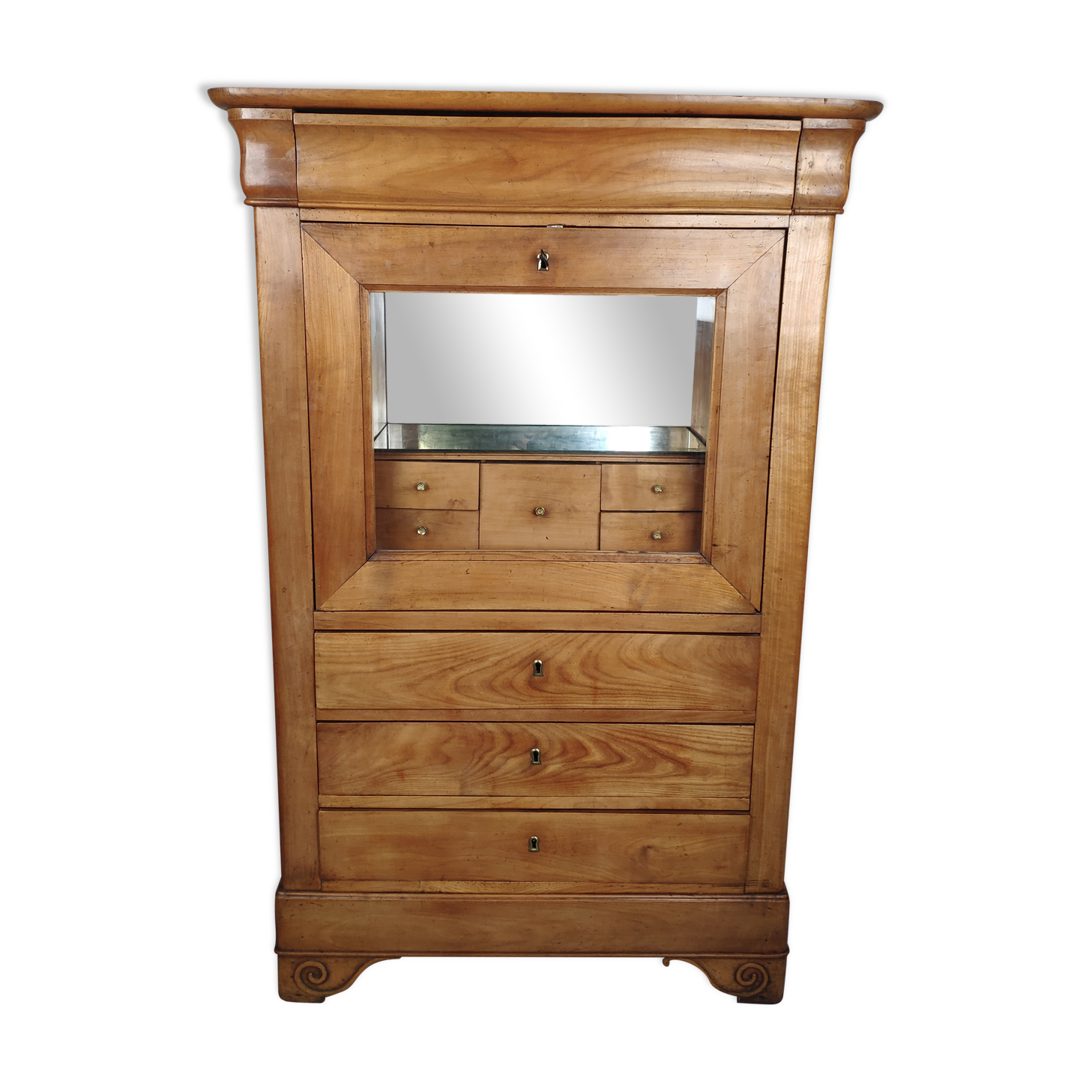 Louis Philippe glazed style secretary