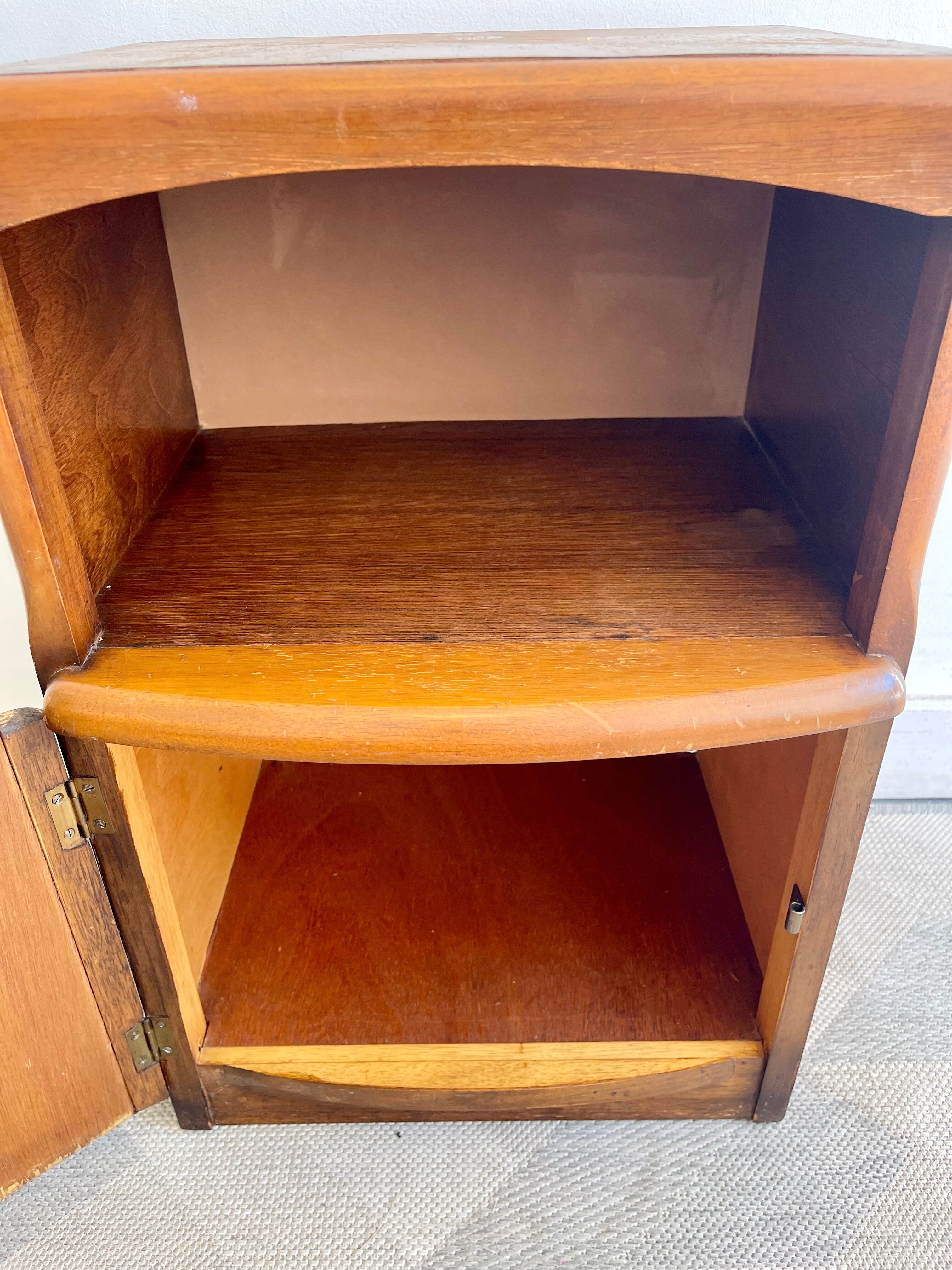 Art Deco Bedside Table Cabinet