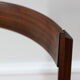 Série de 6 chaises scandinave palissandre Gessef
