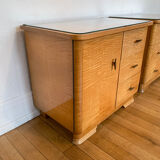 Pair of vintage 50s bedside tables