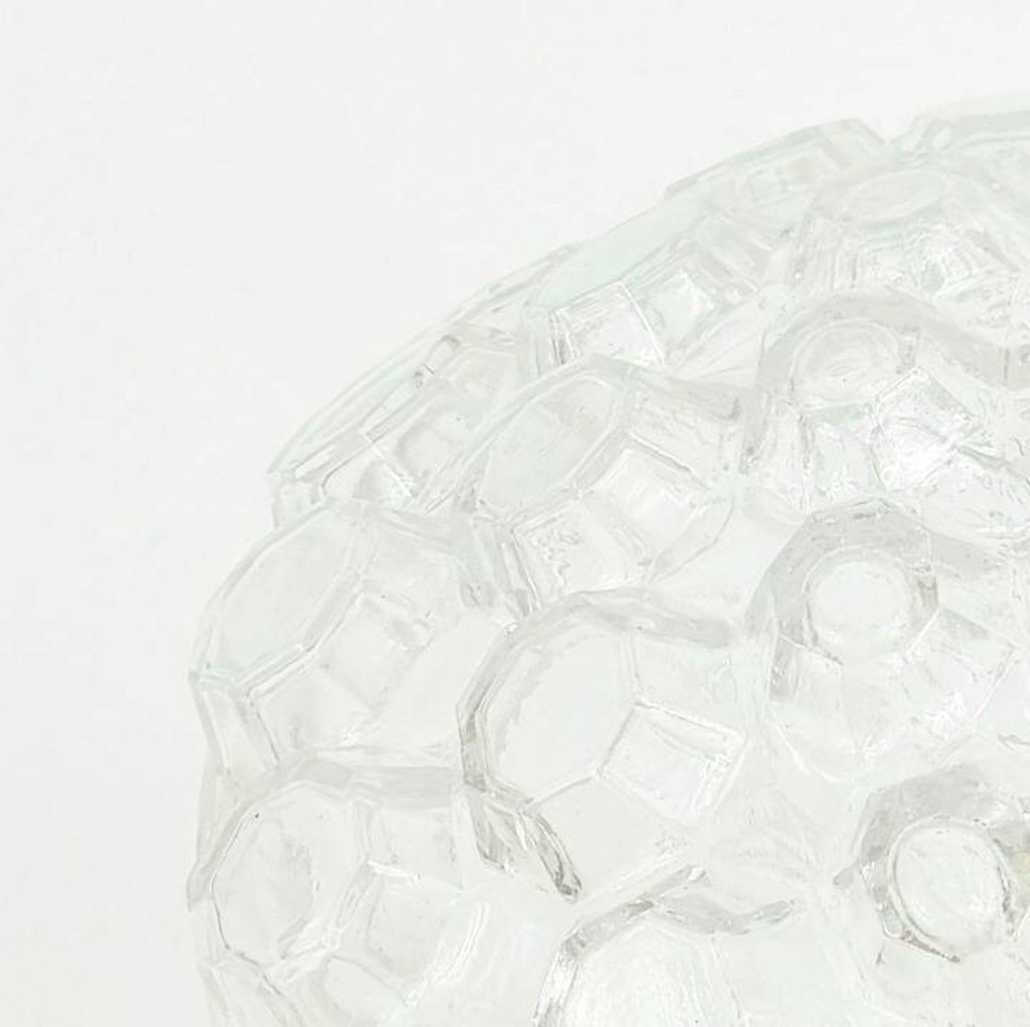Pair of Mid-Century Diamond Glass Wall Lights H. Tynell for Limburg, 1970s