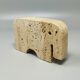 1970s Original Travertine Elephant Sculpture by Enzo Mari for F.lli Mannell