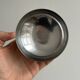 Set of 6 metal footed bowls in shiny finish.