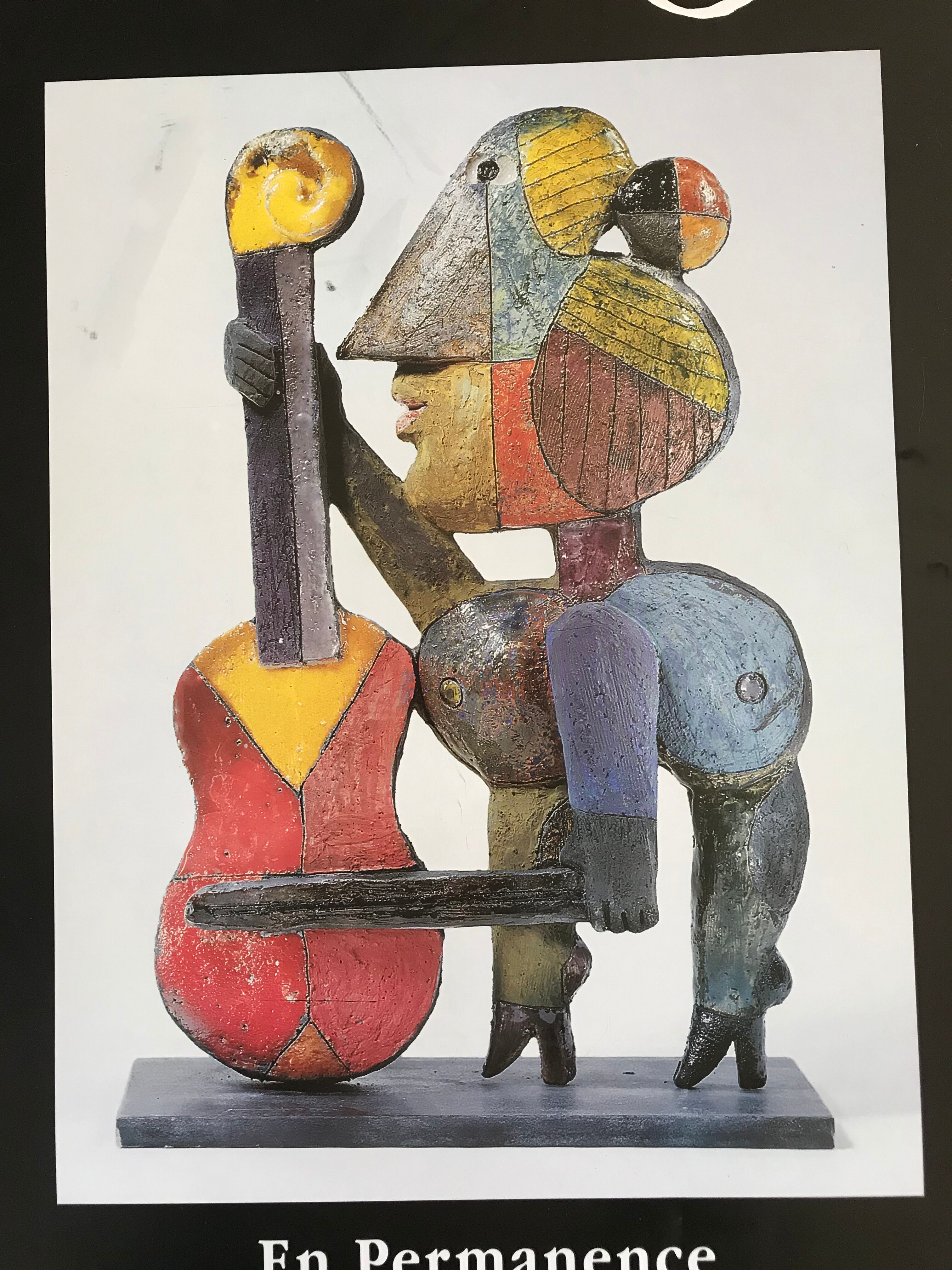 Roger Capron vintage exhibition poster
