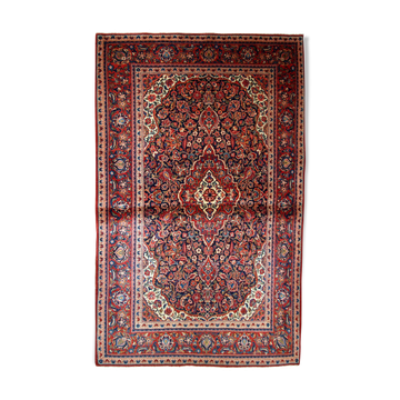 Former carpet Persian Kashaan done hand 125cm x 189cm 1910 s