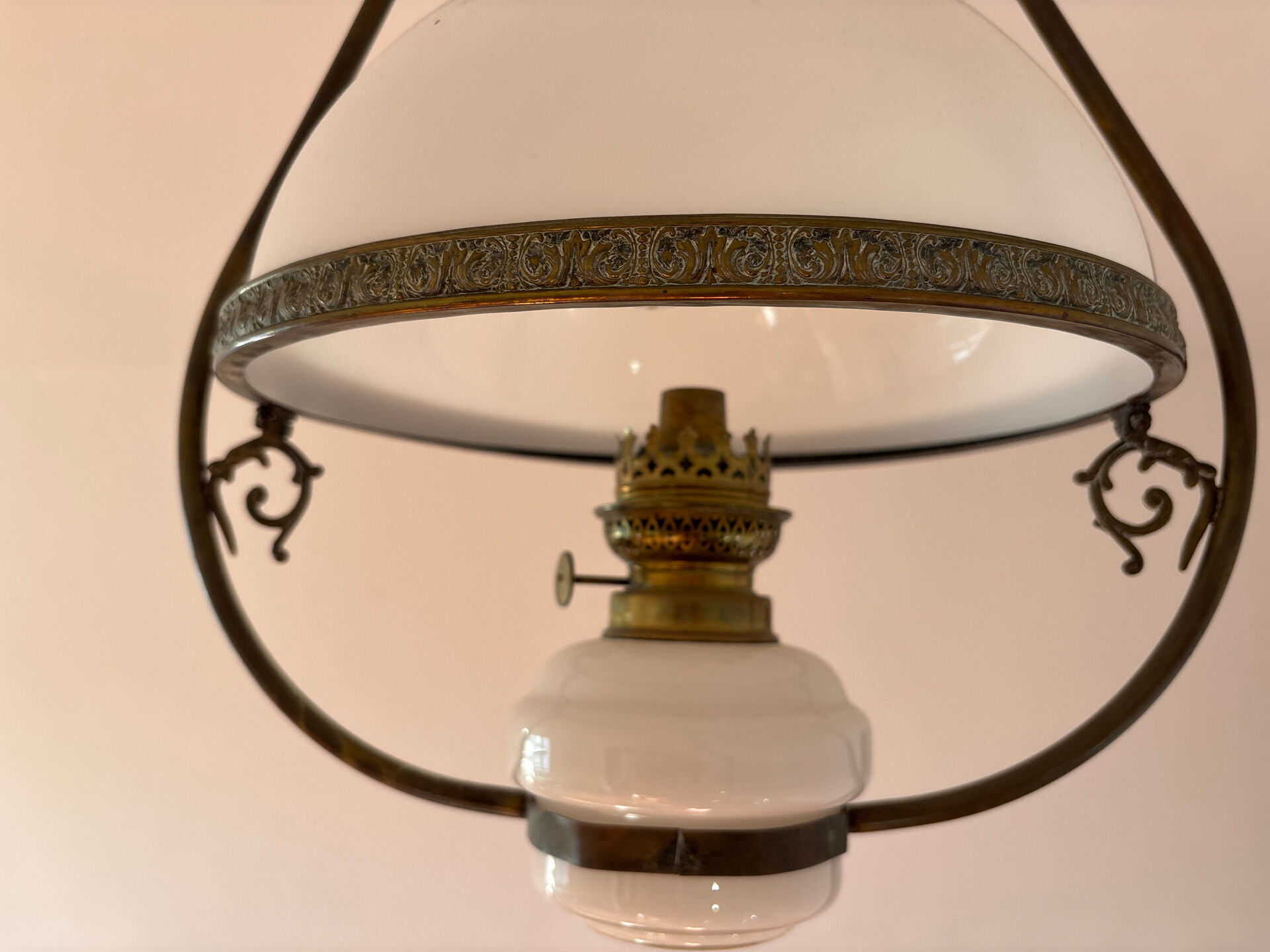 Lustre vintage céramique