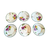 Flat plates Iron Earth Hamage St amand Porcelain Old Vintage dp 1021F66