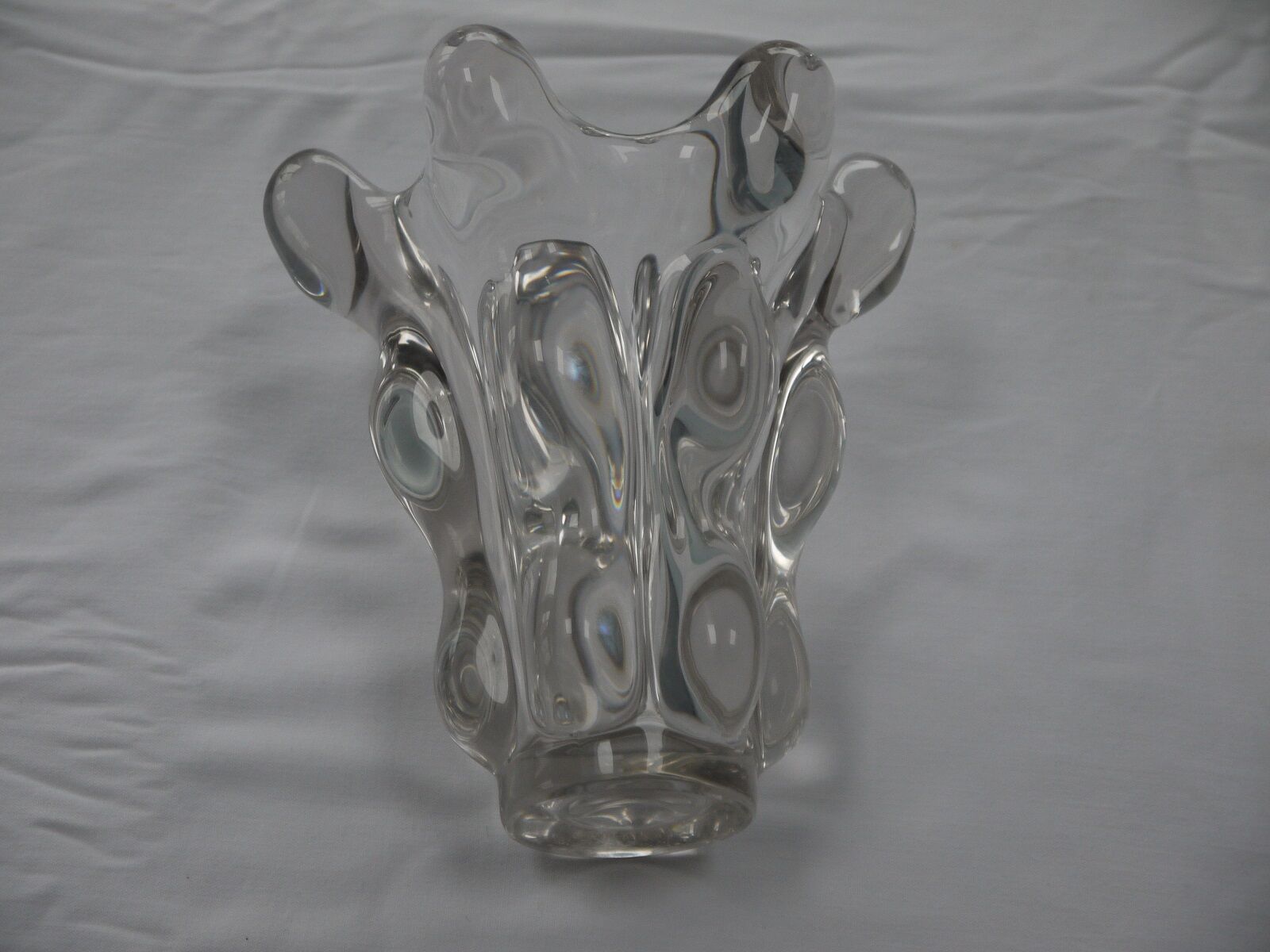 Art deco crystal vase