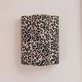 Leopard fabric applique