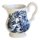 Vintage Myott milk jug "The Hunter" - English blue and white porcelain