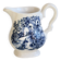 Vintage Myott milk jug "The Hunter" - English blue and white porcelain