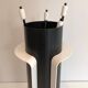 Necessary black and white lacquered lighter