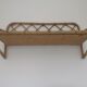 Rattan wall shelf