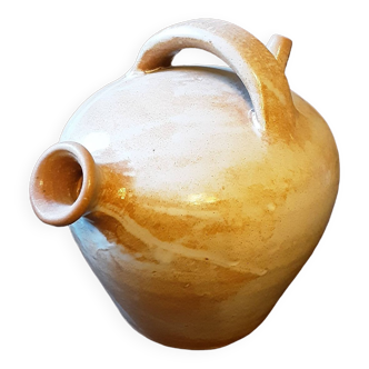 Old stoneware pitcher