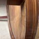 Impeccable 1950s round table in mahogany.