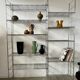 Old modular metal shelf vintage bookcase 10 design shelves from the 80s