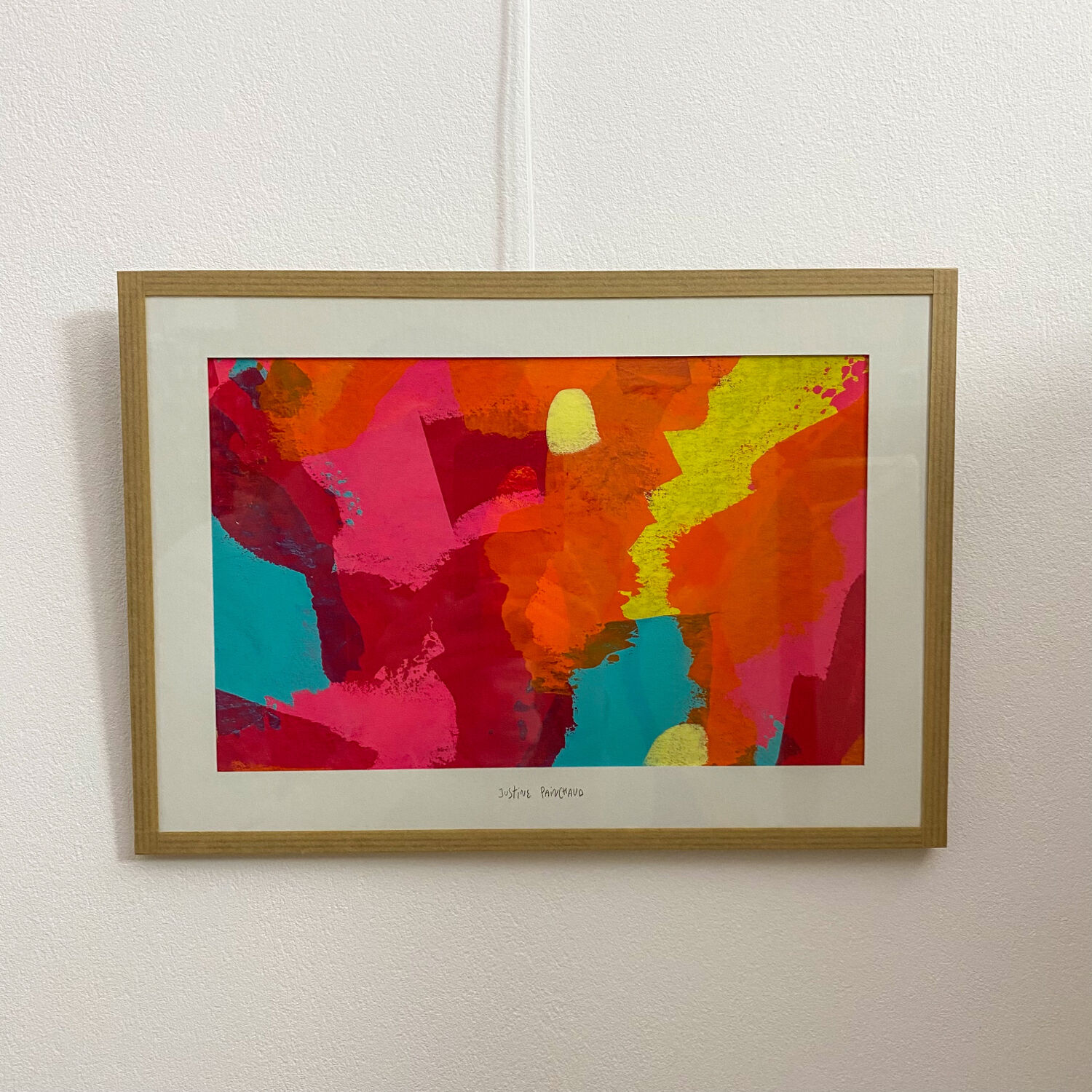 Original painting under glass "Wandering"