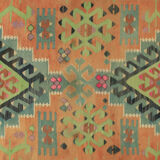Anatolian handmade kilim rug 302 cm x 156 cm