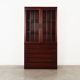 Mahogany showcase, Danish design, 1970s, production: Denmark