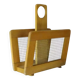 Porte-revues en bois et verre