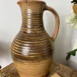 Glazed stoneware jug