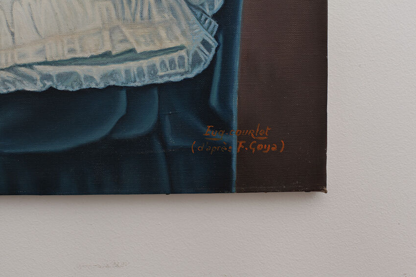 Oil on canvas Female nude